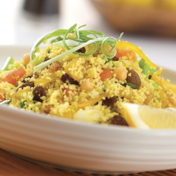 Fragrant chickpea couscous image