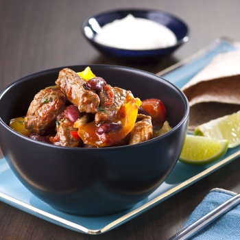 Chunky beef chilli