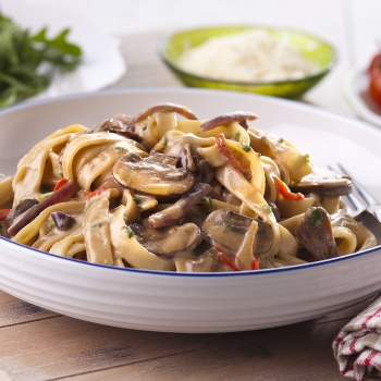 Mushroom tagliatelle